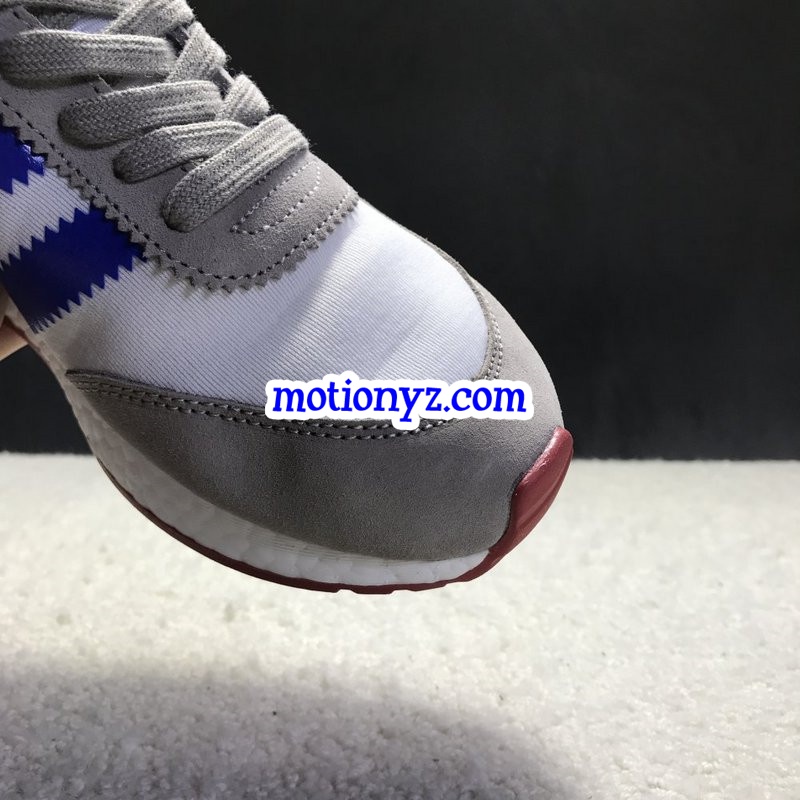 Real Boost Adidas Iniki Runner Boost White Blue